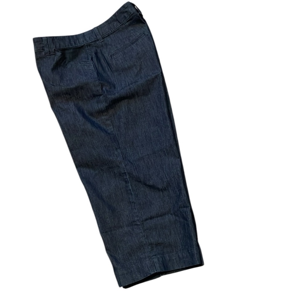 Lee Just Below The Waist Denim‎ Wide Leg Capris